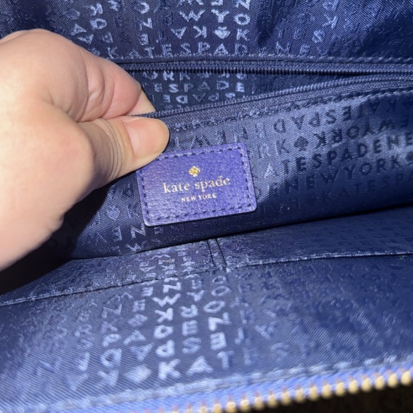Blue Kate spade purse. - Picture 5 of 6